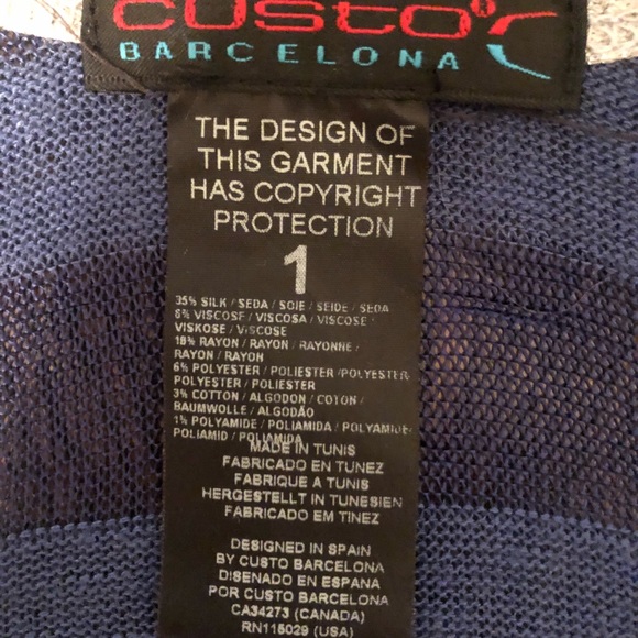 Beautiful unique silk blend tank top with sequins - Picture 6 of 8